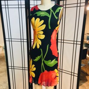 Colorful Bias Cut Unique Dress